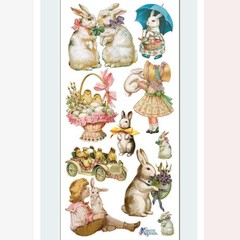Violette Stickers – Easter Party – 1 Spring Celebration Sticker Sheet – Crafts