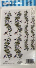 Lot of 14 Sheets Rub On Transfers Royal E-Z Rub Leaves, Flowers, Dog, Cat Decals