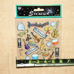 Nicole Industries MUSICAL INSTRUMENTS Prismatic Sparkle Stickers