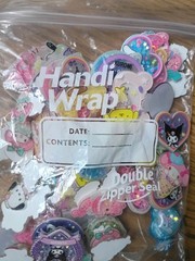 Sanrio Shaker Charms , Acrylic Flatbacks, Lot Of Hello Kitty Acrylic Charms