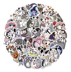 Novelty Funny Opossum Notebook, Stickers (50 pcs) & Magnet