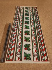 Frances Meyer~Candy Cane & Hearts~Border Stickers