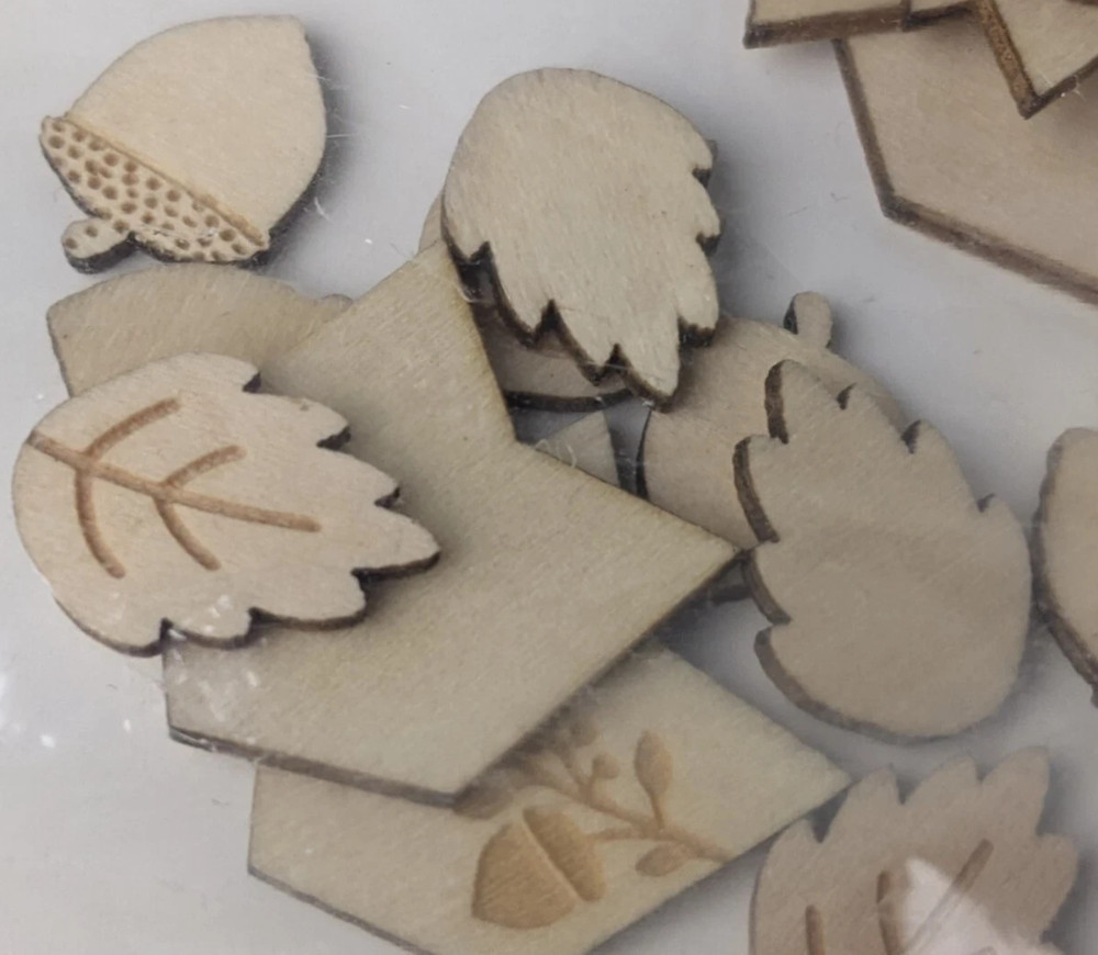 Stampin’ Up! – «AUTUMN WOODEN ELEMENTS» (36pcs) **NEW** #135846
