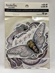 Set of 3 Gothic Halloween Sticker Packs – 51 Die Cut, Vinyl Die Cut, & Textured