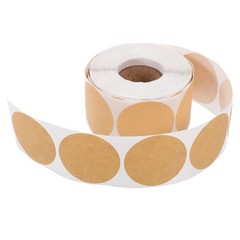 3 Rolls Classification Label Stickers Round Writable Labels Name