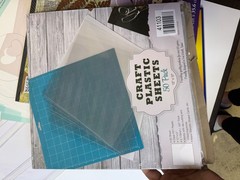 Craft Supplies Lot Acetate Sheets Dura-Lar Sticky Thumb Cutting Mat Scrapbooking