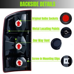 Tail Light Assembly Compatible With 2002 2003 2004 2005 2006 Dodge Ram 1500 P…