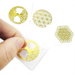 6PCS Self Adhesive Stickers Energy Tower Material for DIY Scrapbooks Resin Craf
