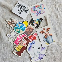 Assorted Hand Cut Stickers (Made In The USA Disabled Veteran Owned)