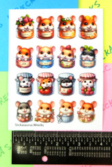 Jam Jar Hamsters Jamsters Sticker Sheet