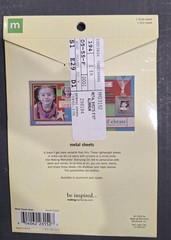 Making Memories Metal Sheets-Aluminum-2 Sheets