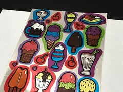 Vintage 1983 Morgan Mark 1 Chrome Ice Cream Sticker Sheet – Missing 1 Sticker