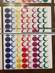 Vintage Smiley Face Stickers American Greetings, AGC, Partially Used