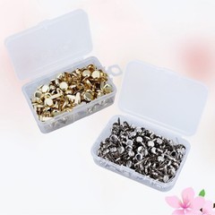500 Pcs Mini Brads for Paper Crafts Fasteners (brads) Electroplating