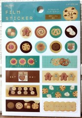 LOUJENE Tokyo Film Sticker 36 Kawaii Sweets Cookie Biscuit Valentine’s Day JAPAN