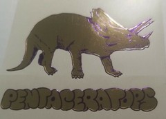 VINTAGE 80s 90s INTRODUCT DINOSAUR STICKERS GOLDEN DISCONTINUED RARE