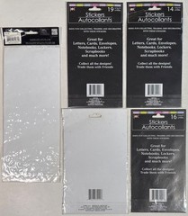 JOT / Big Ideas 3D Pop-Up Puffy Flowers Scrapbook Crafting Sticker Lot – 5 Packs