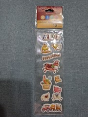 Recollections Kids Puffy Stickers FARM ANIMALS Tractor 10 Pieces NIP