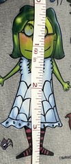 Rare Vintage Stickers Collectible Halloween Monster Creatures Witch Dress Up Set