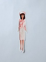 Brand New Fashion Luncheon Barbie 1″ by 4.75″ Sticker