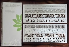 Rare OMFL Laser Cut BEAUTIFUL BABY Borders & Coordinating Elements Scrapbook