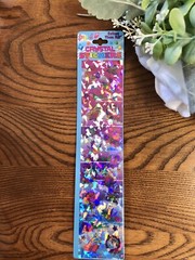 Lisa Frank Crystal Stickers NIP Flowers Butterflies Birds Unicorns P657