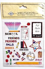 School Friends Stickers Scrapbooking Journal Card Paper Studio
