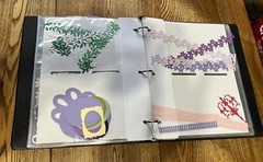 Binder Of Large Collection Of Scrapbooking Cutouts (DT-box1)