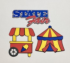 Die Cuts STATE FAIR Embellishments for Cards Scrapbooking Making 🎉Free Shipping