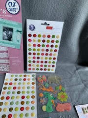 Scrapbooking & Craft Supplies Bundle Stickers Laser Borders Embellishments Ribbo