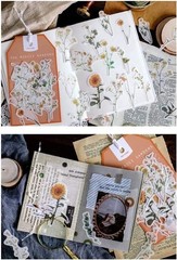44 Irregular Vinyl Daisy Stickers – Watercolor Aesthetic for Every Surface