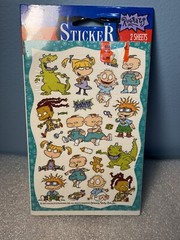 Nickelodeon Rugrats Stickers American Greetings Easter /Carlton. Vintage New
