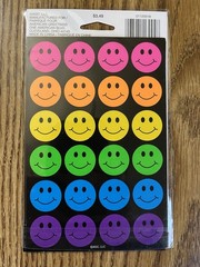 Vintage Smiley Face Stickers American Greetings, AGC, 5 Sheets Remain