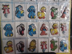 Vintage 1980’s Era Three Dimensional Animal Puffy Stickers w/Googly Eyes #739