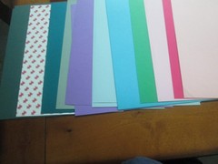 CREATIVE MEMORIES – 8 1/2 x 11 PAPER – 18 VARIOUS COLORS – 25 SHEETS – NEW