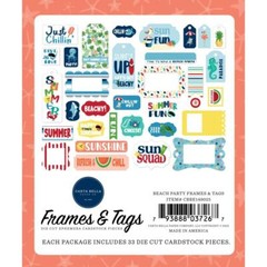 Crafts CB Frames Tags Beach Party Chillin Summer Fun Turtle Shark Octopus Dive