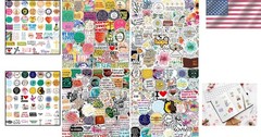 220Pcs Assorted Christian Stickers – Motivational Bible Quotes for Everyone