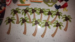 Lot of 45 Palm Trees Sailboats Sunglasses Hearts Surfboards for Crafting
