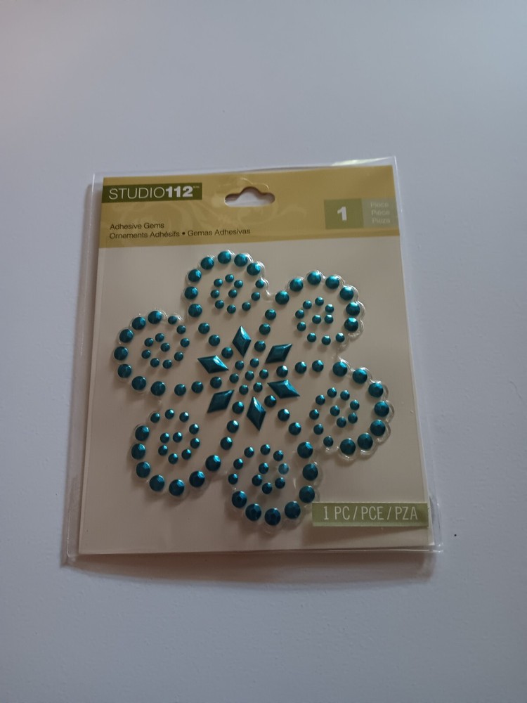 Studio 112 Blue Burst Bling Sticker Embellishment
