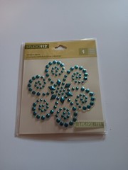 Studio 112 Blue Burst Bling Sticker Embellishment