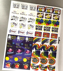 Jumbo Reward Sticker Book, pack of 24 BAZIC , new