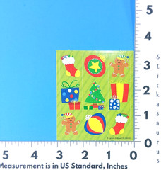 Carson Dellosa Holiday Christmas Mini Sticker Sheets Lot Of 5