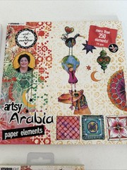 Art by Marlene Studio Light ARTSY ARABIA Dies, Paper Elements, Sticky Quotes