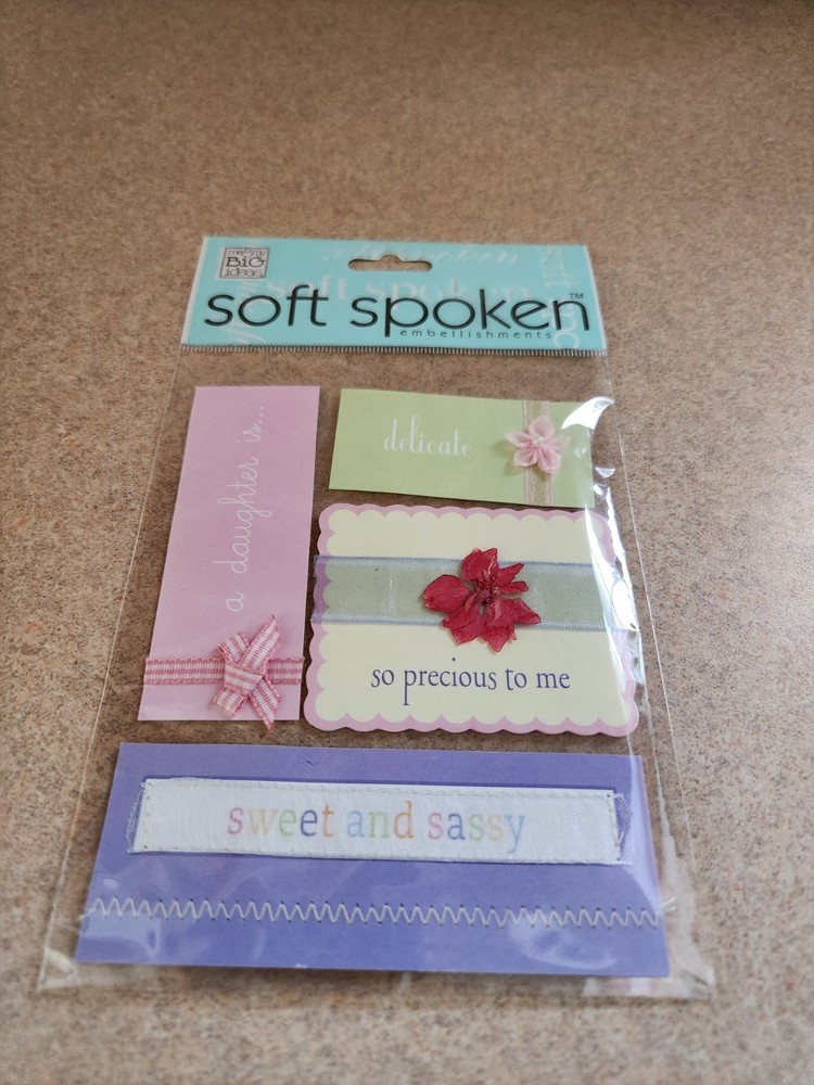 Me & My Big Ideas/Soft Spoken~Daughter~Embellishments