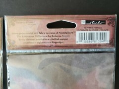 NIP Rebecca Sower Nostalgiques Roman Shade Fabric Frame Stickers Remnants Collec