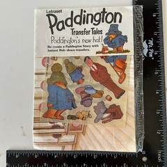Vintage Letraset Paddington Bear Transfer Tales Rub Down On 1976 U.K. Sealed