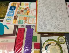 HUGE Mixed Lot Scrapbooking Crafting Embellishments Supplies Must See Lot # 3