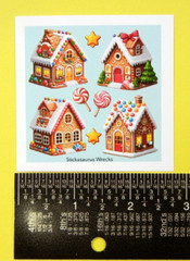 Gingerbread Houses Mini Sticker Sheet