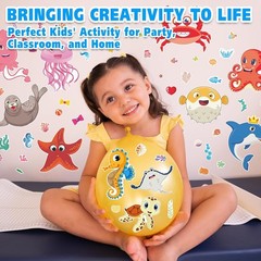 Ocean Animals Sticker Sheets 42 Pcs – 14 Sea Creature Designs