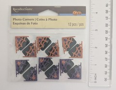 Glitter Spiderwebs Halloween Photo Corners Scrapbook Stickers By Recollections
